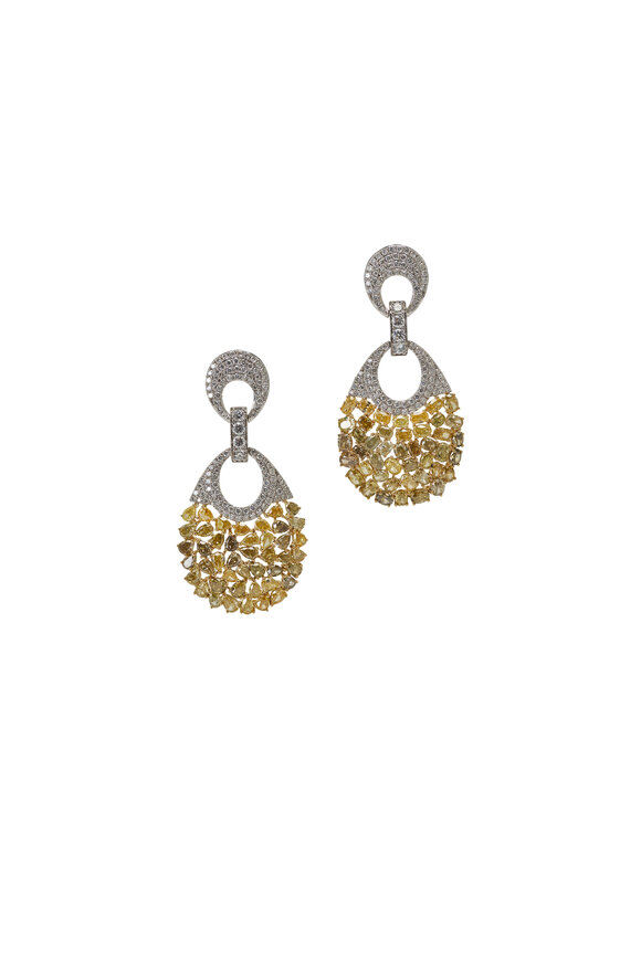 Lowy & Co Colored Diamond Earrings