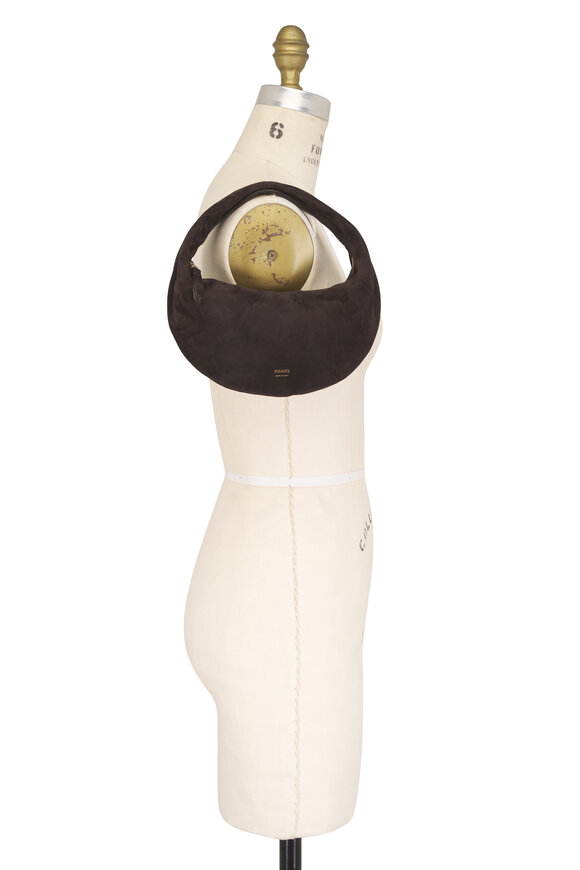 Khaite Mini Olivia Ebano Suede Hobo - view 7
