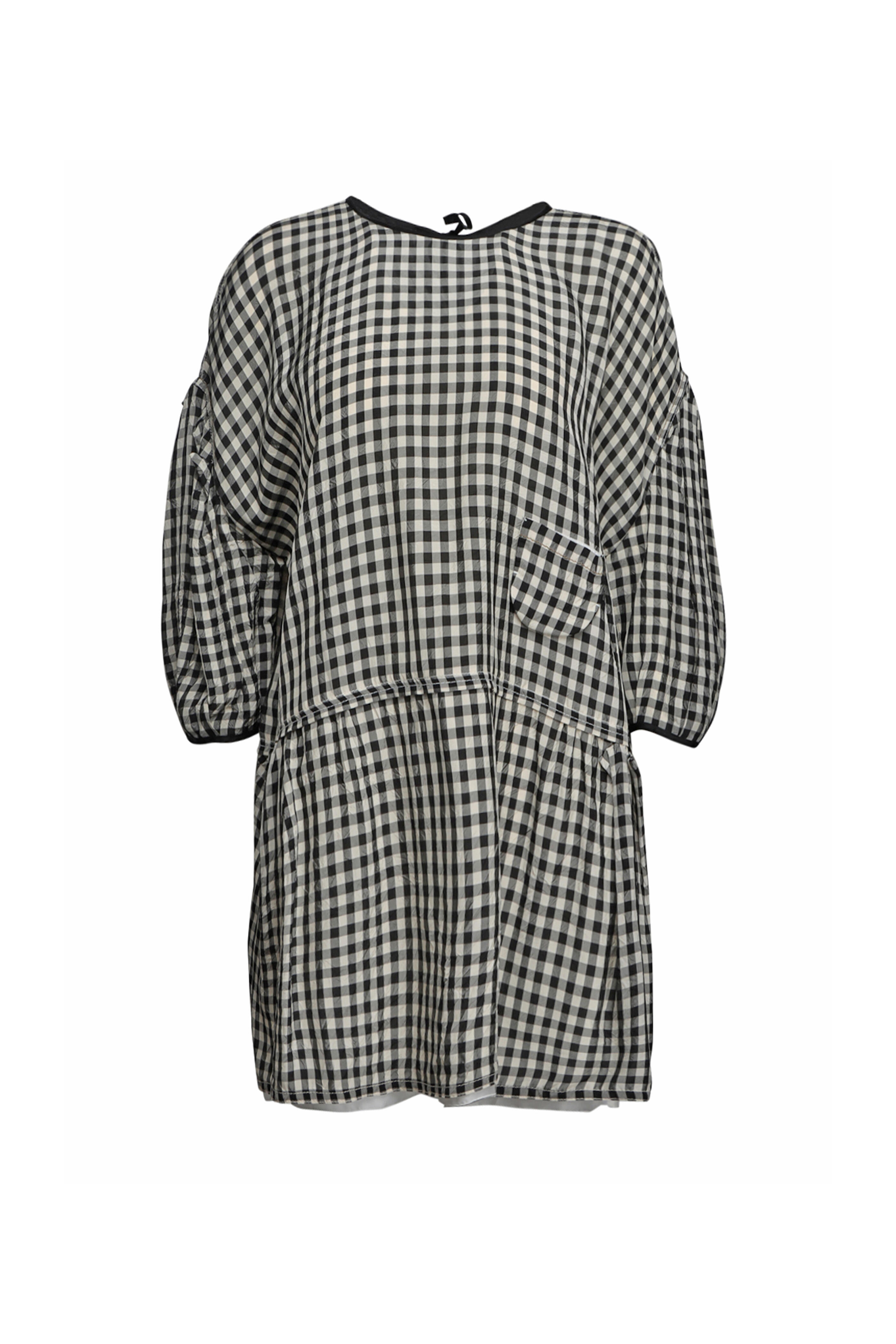 Nackiye - Vichy Noir Check Mini Dress