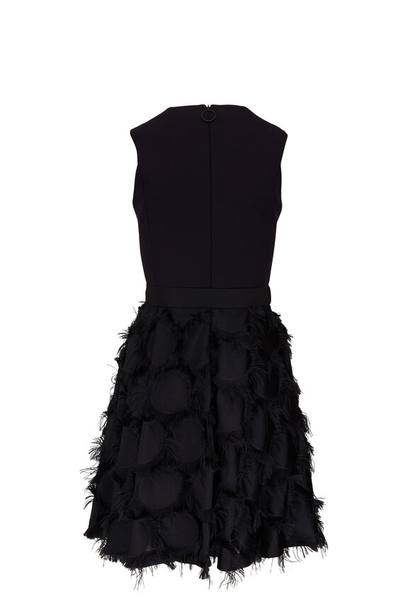 Akris Punto - Black Fringe Dot Dress