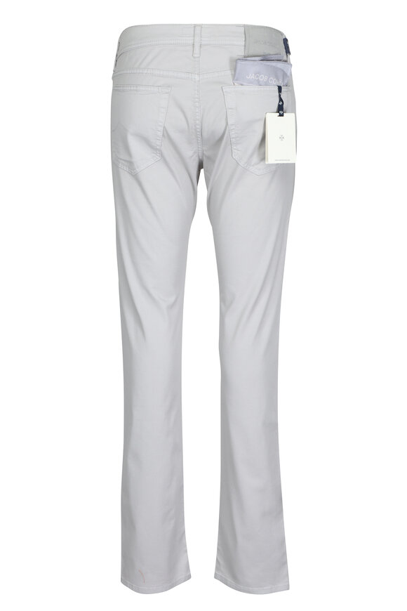 Brunello Cucinelli - Gray Acid Wash Leisure Fit Jean