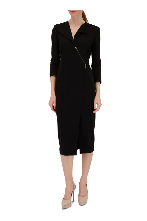 Giorgio Armani - Black Stitch Jersey Dress 