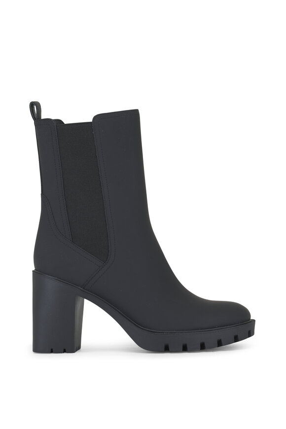 Veronica Beard - Riley Black Leather Shot Boot, 90mm