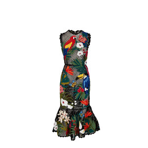 Dolce & Gabbana - Black Crochet Hand-Embroidered Sleeveless