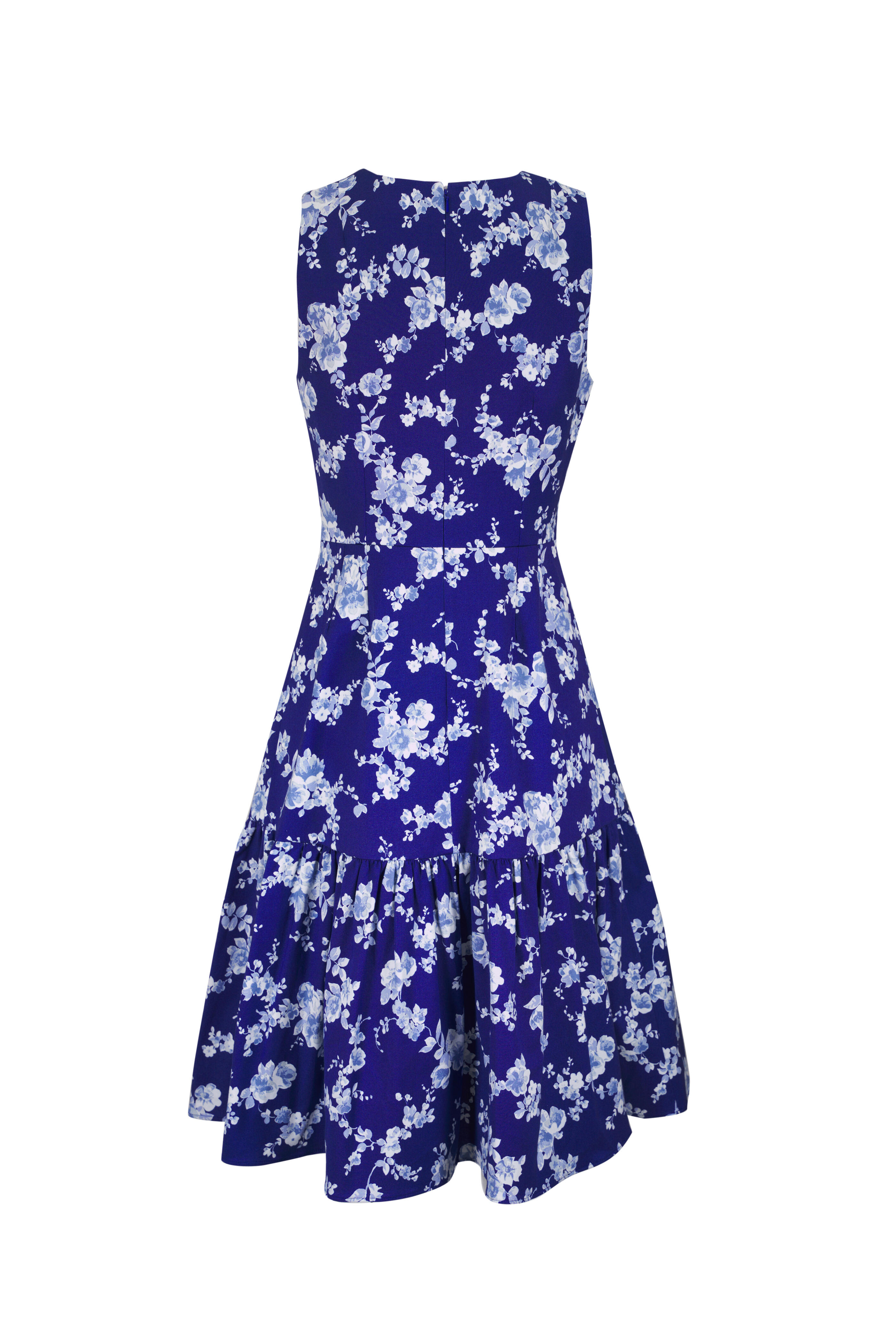 Carolina Herrera - Nautilus Multi Floral Print Dress