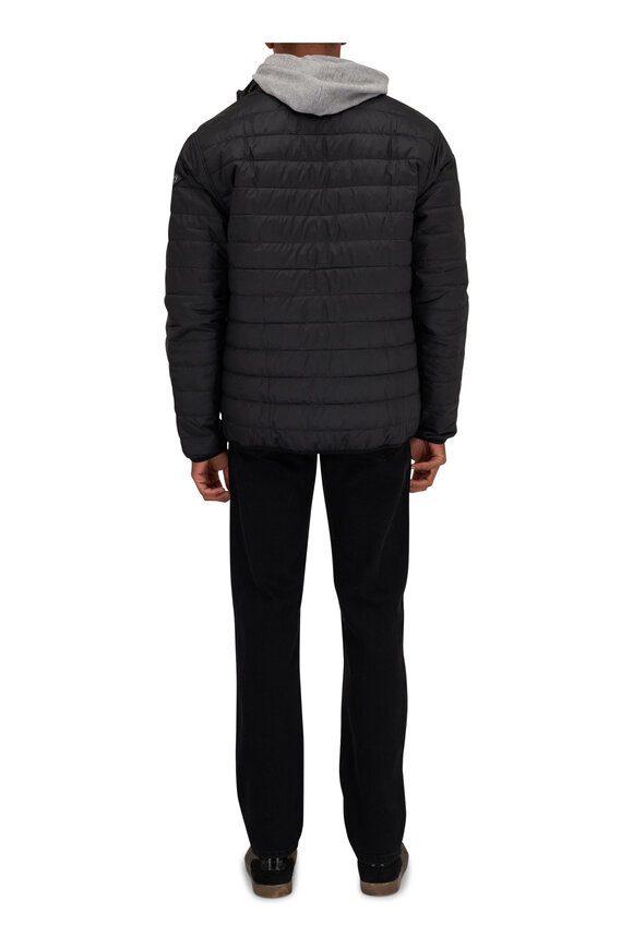 Faherty Brand - Atmosphere Black Full Zip Quilted Jacket