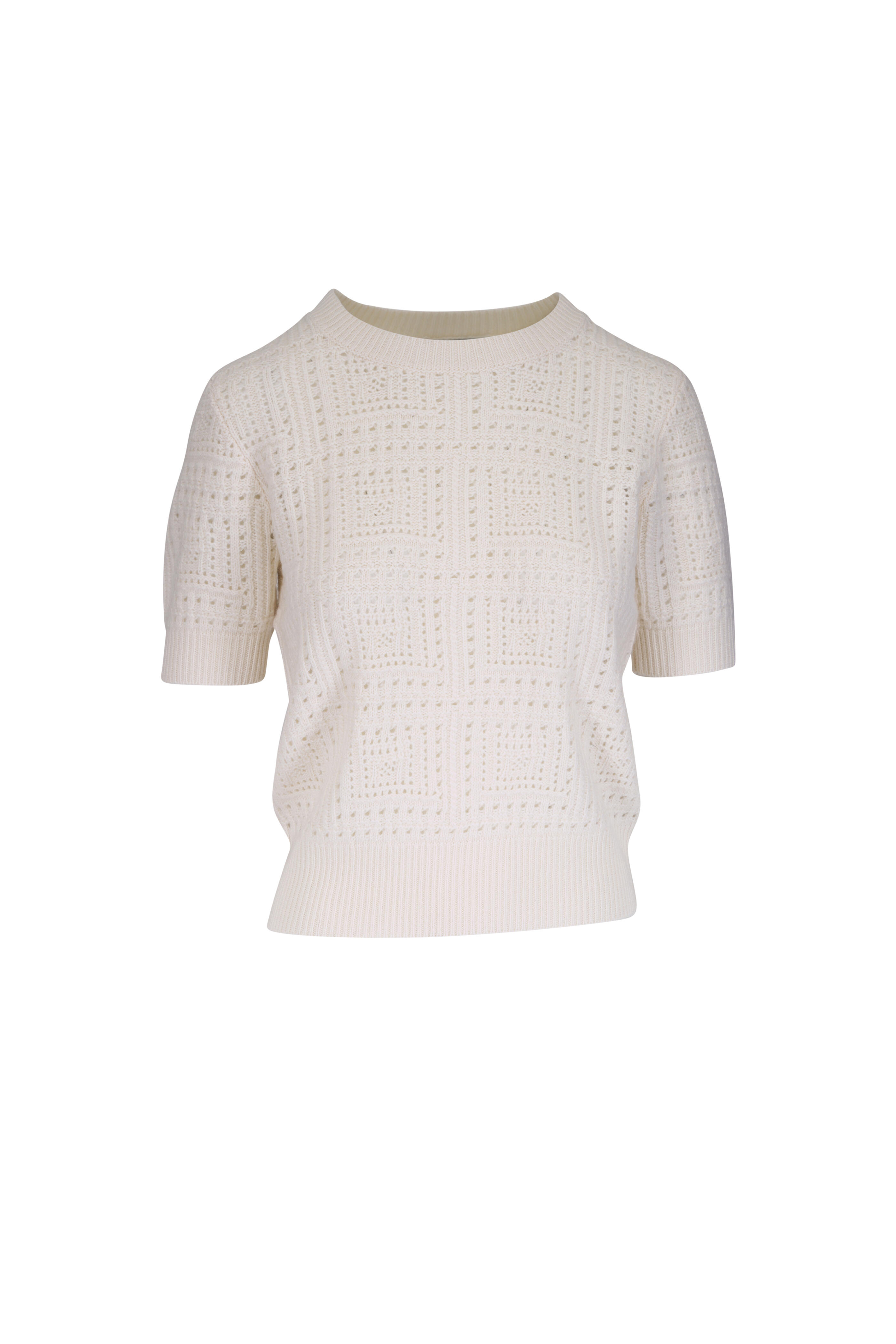 Nili Lotan - Elysia Ivory Cashmere Sweater