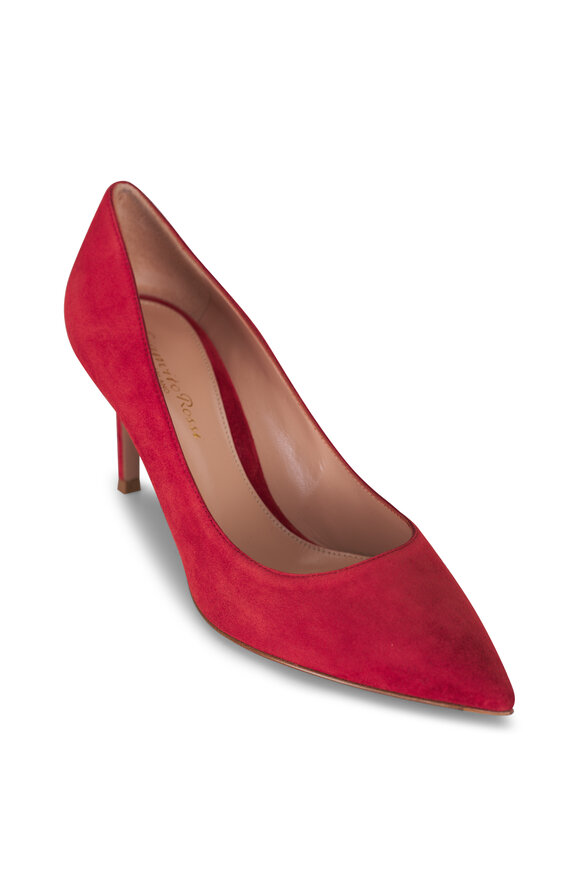 Gianvito Rossi Camoscio Canyon Suede Pump, 70mm
