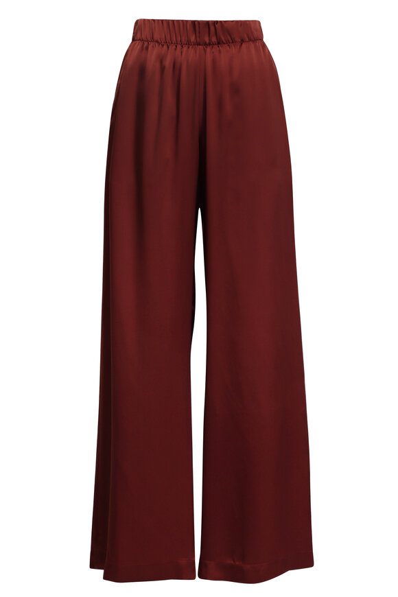 Sablyn Brynn Mahogany High Rise Wide Leg Pant