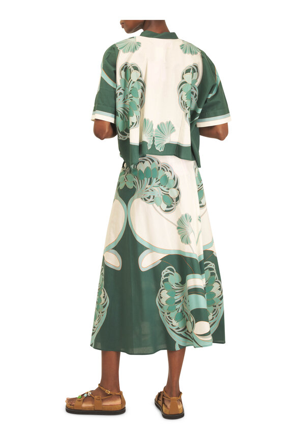La DoubleJ Blooming Tulip Placee Mini Foulard Shirt - view 4