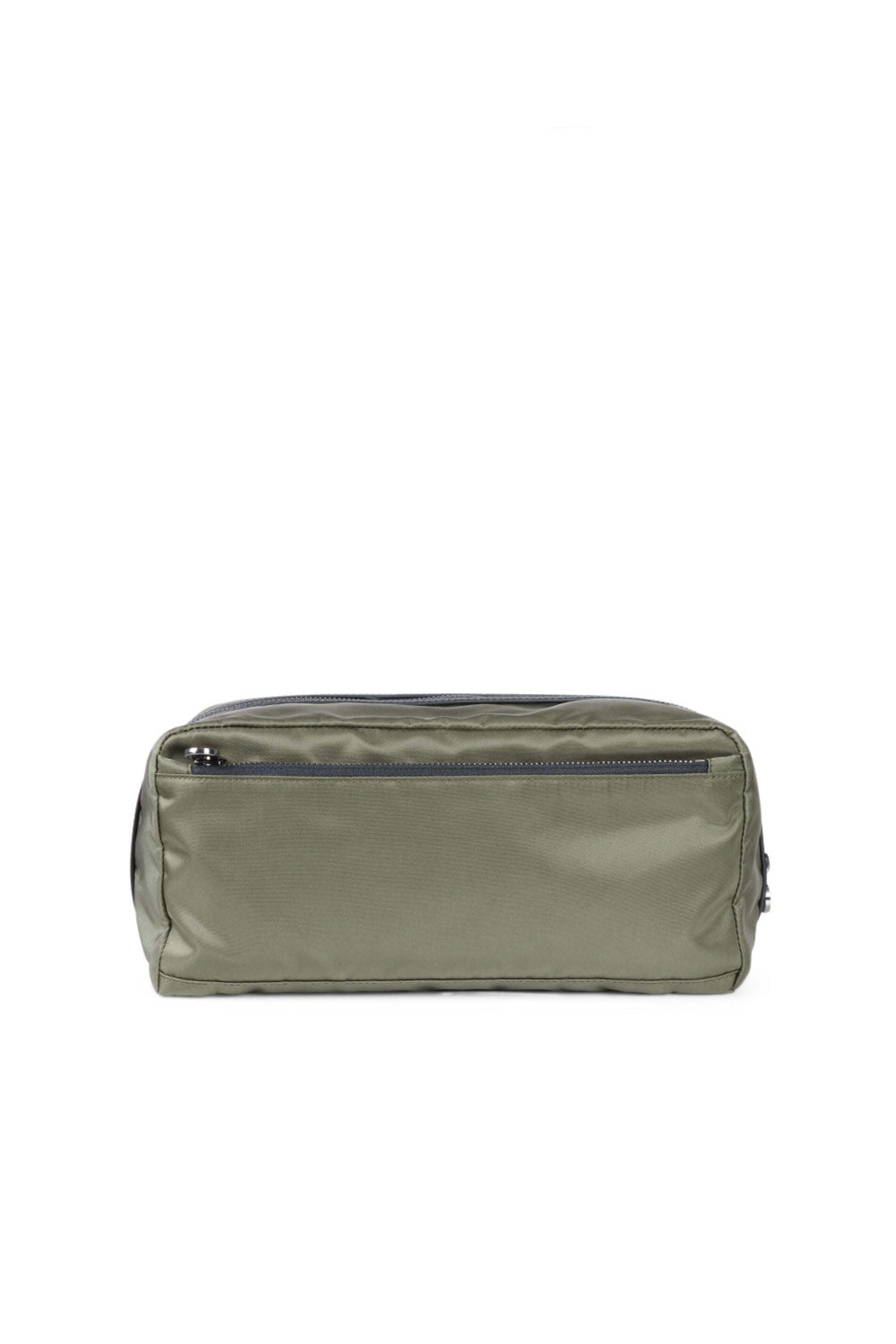 Kiton - Green Nylon Single Zip Dopp Kit