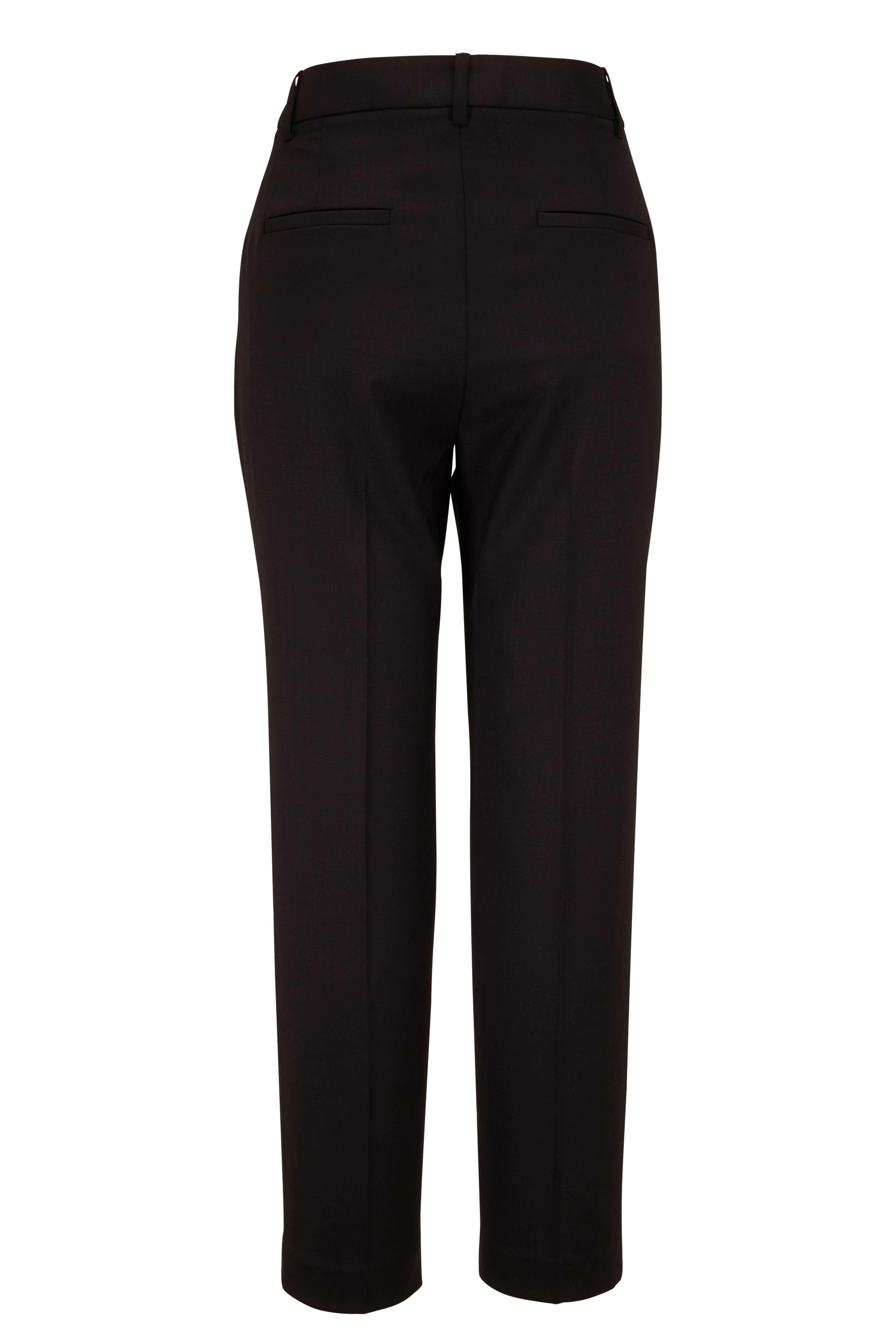 Nili Lotan Corette Pinstripe Stretch-Wool Pants