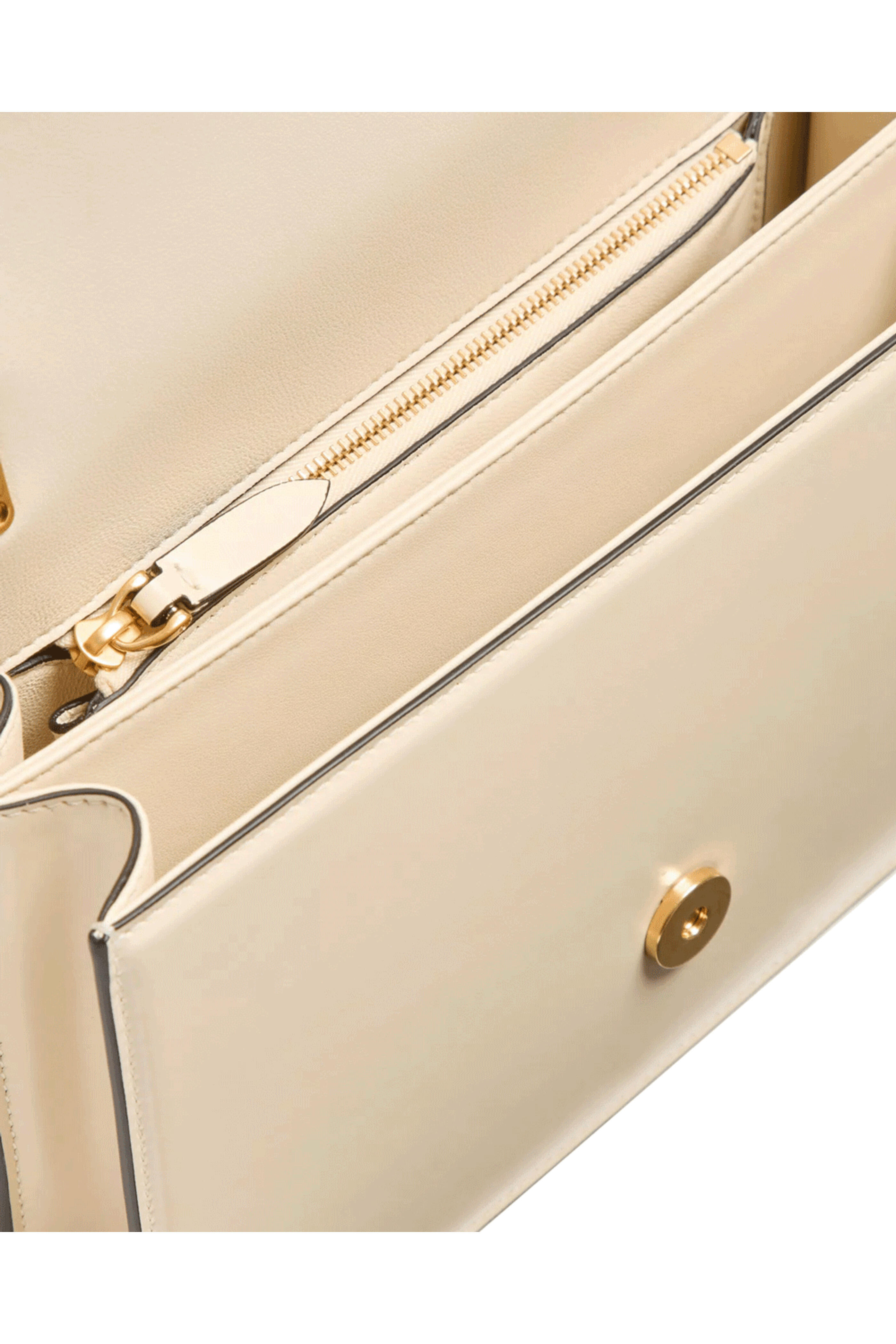 Valentino Garavani - Vain VLogo Light Ivory Shoulder Bag