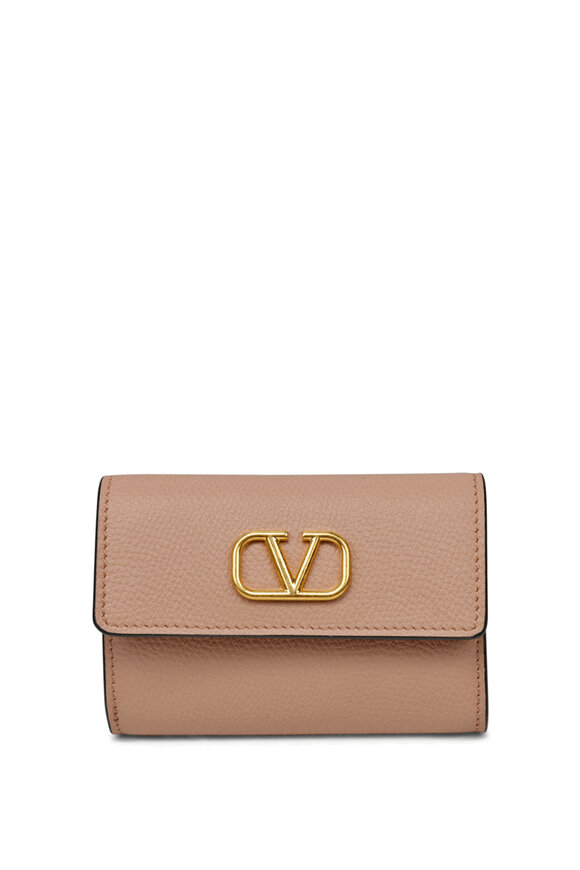 Valentino Garavani - V-Logo Red Grained Leather Smartphone