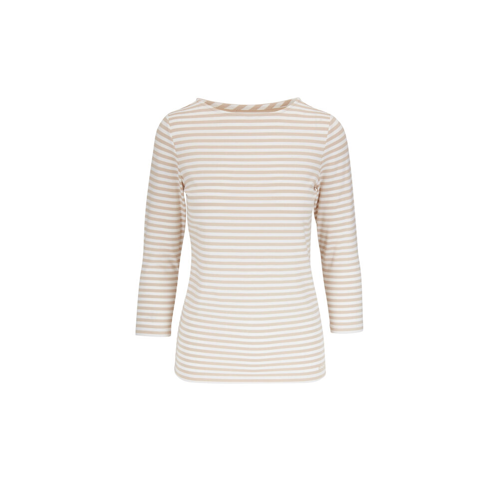 Bogner - Louna Ginger Striped Top | Mitchell Stores