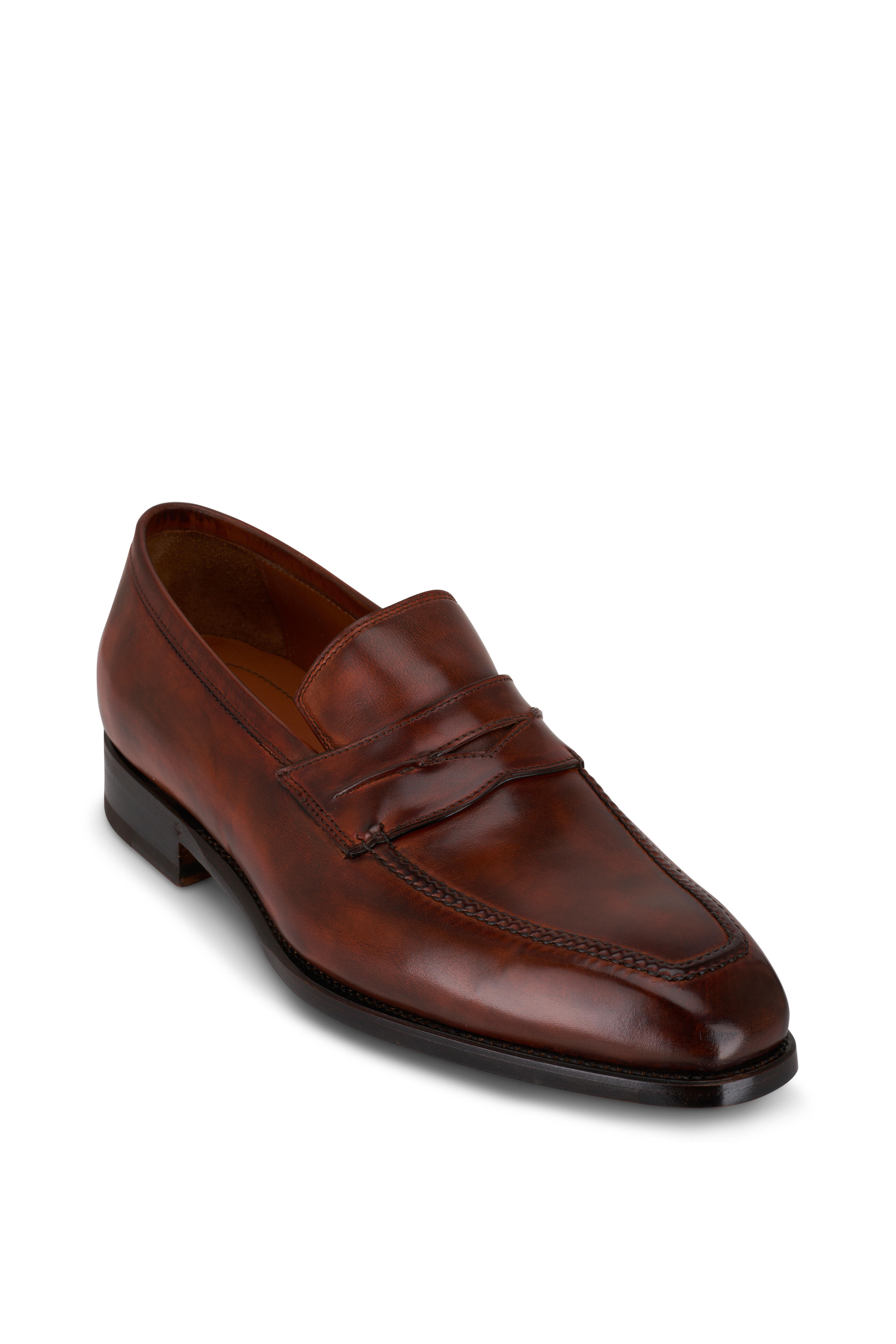 Bontoni - Capitano Brown Leather Loafer