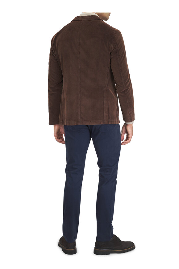 Fedeli Sand Long Sleeve Cashmere Polo - view 3