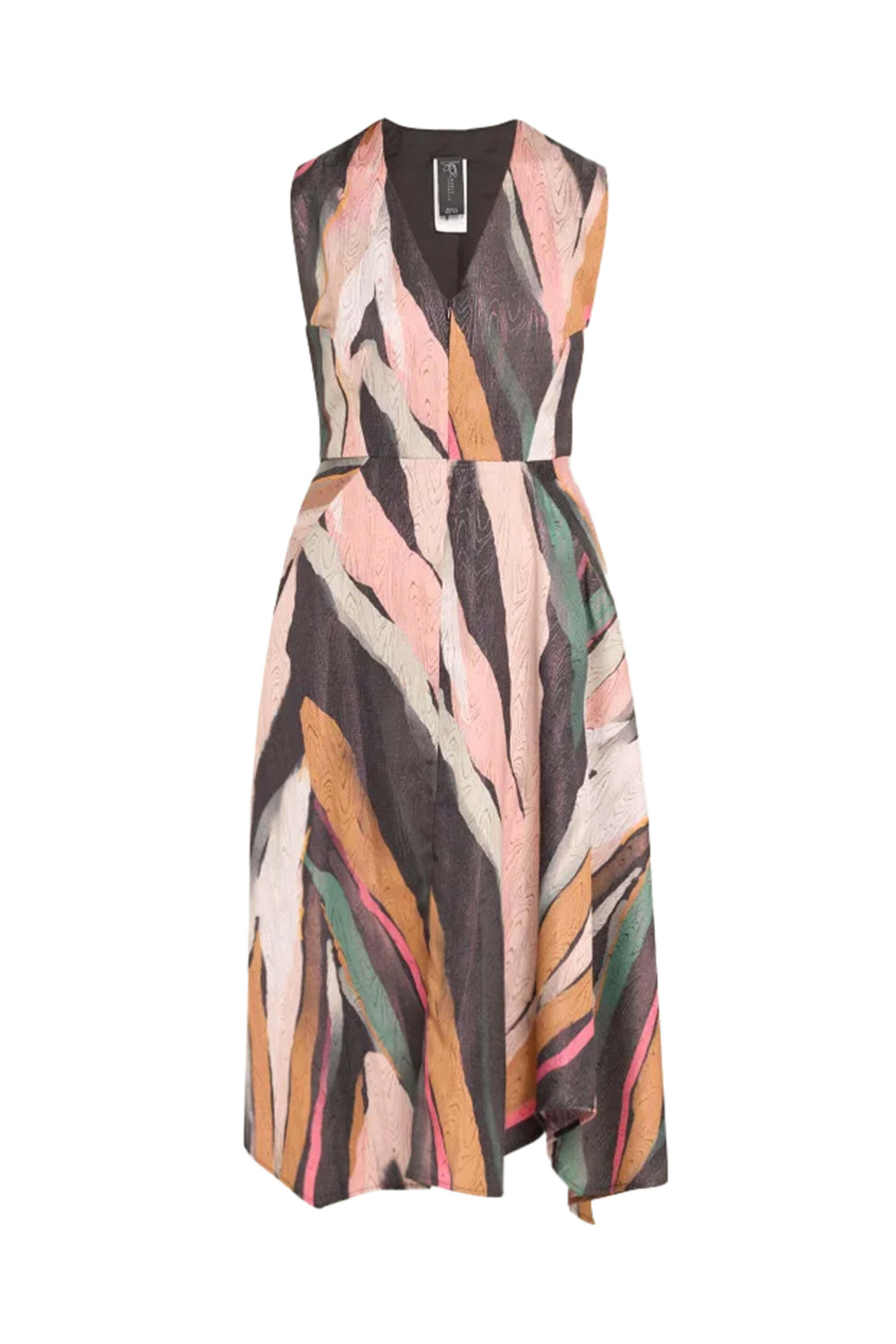 cute metallic dress METALLIC SIREN CUT-OUT DRESS L