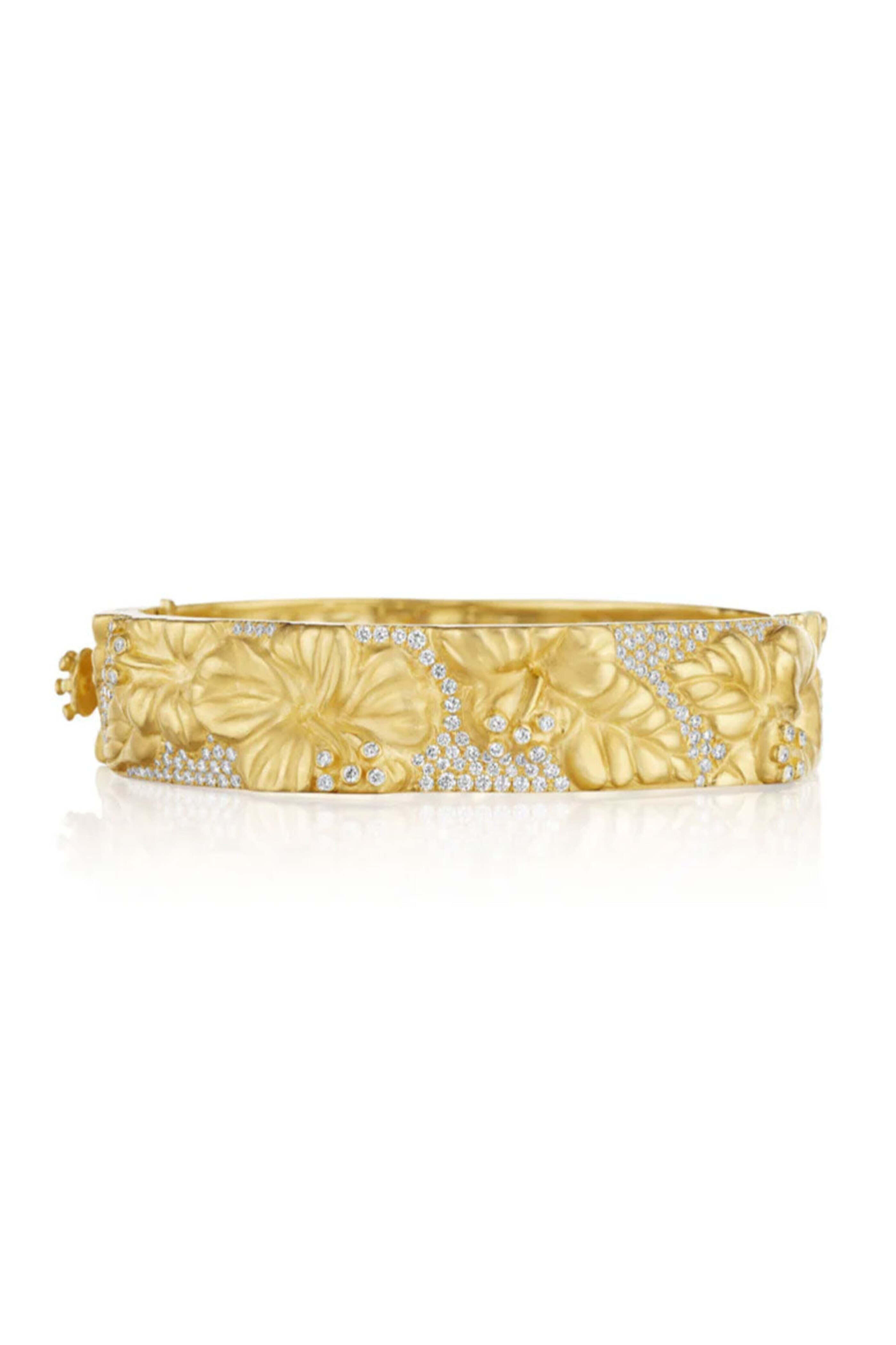 Susan Gordon Jewelry - Diamond Hibiscus Bracelet