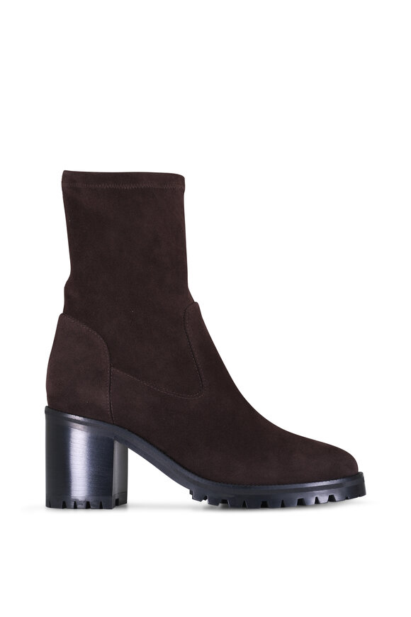 Aquatalia Joplin Peppercorn Suede Ankle Boot - view 6