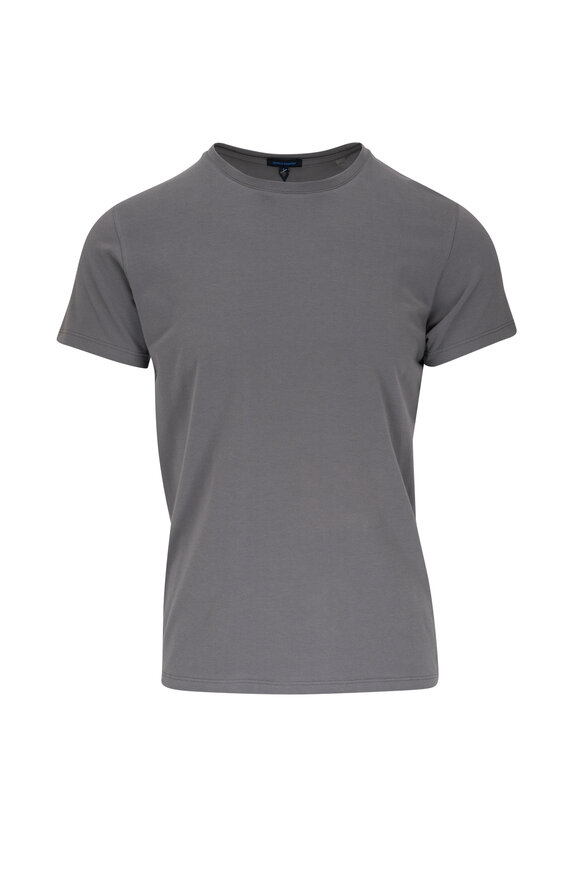 PATRICK ASSARAF - Iconic Graystone Pima Cotton T-Shirt