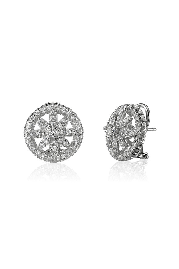 Aaron Henry Diamond Circle Earring