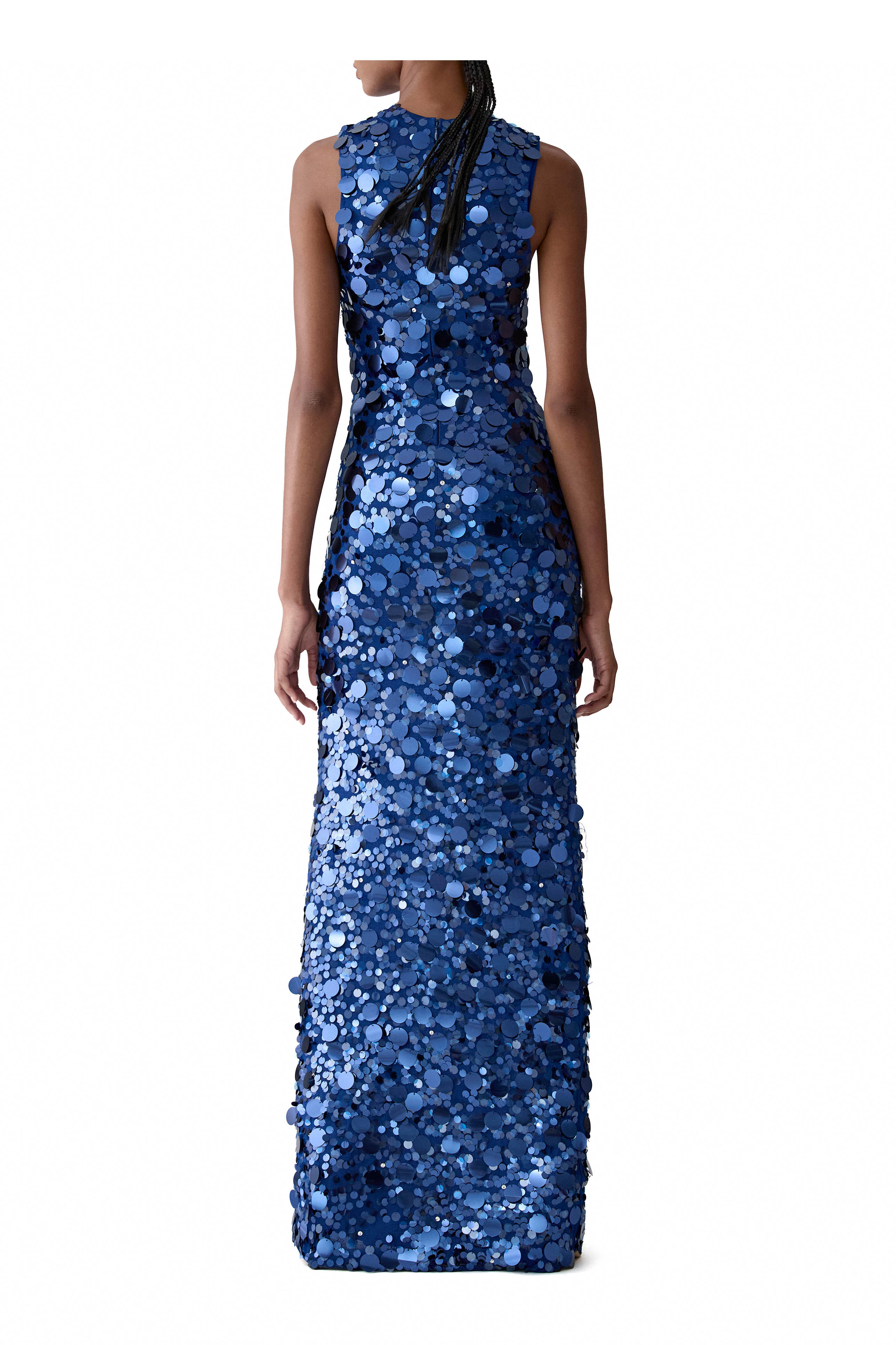 Carolina Herrera - Dark Navy Embellished Gown