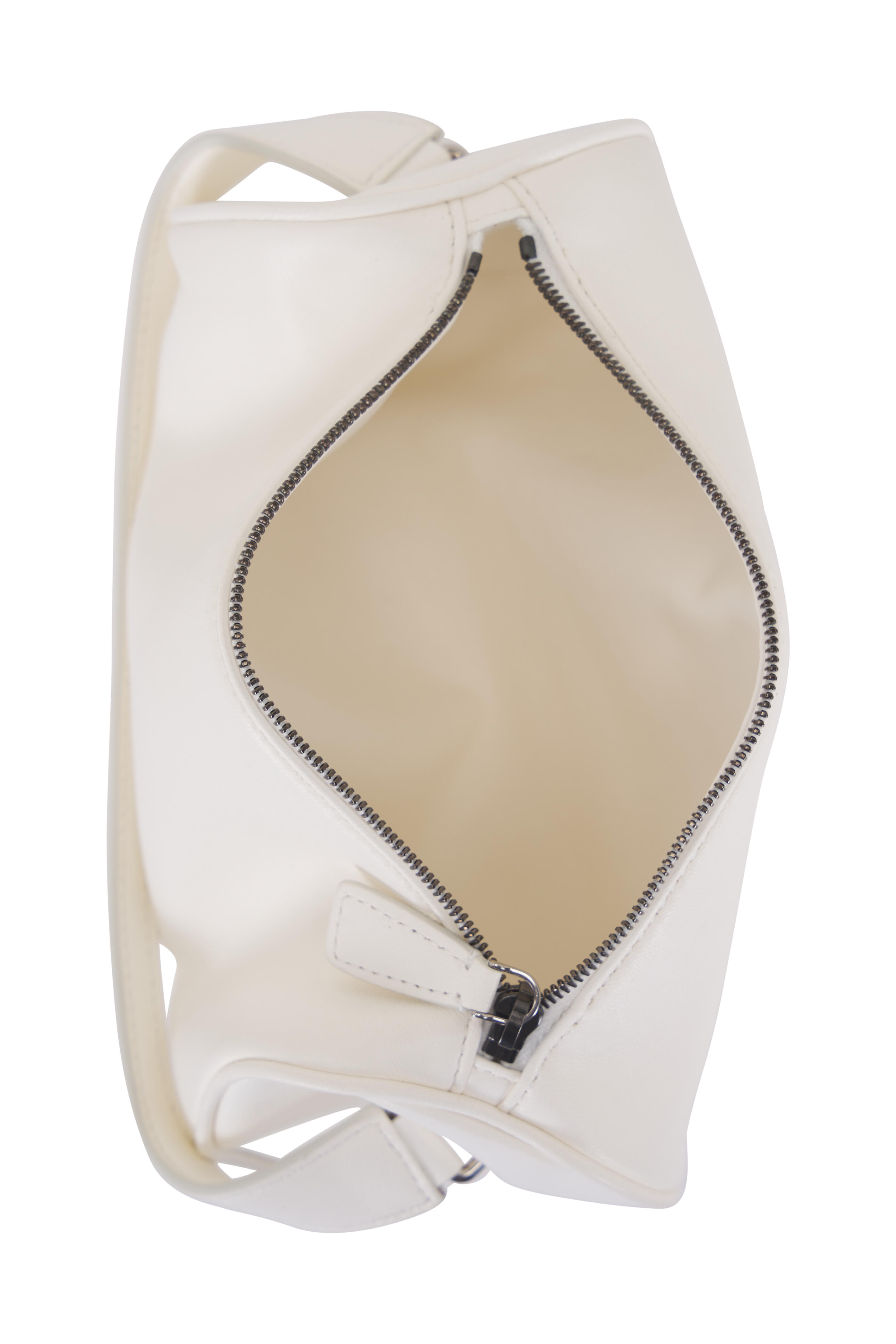 The Row - Round 90s White Leather Shoulder Bag | Mitchell Stores The Row - Round 90s White Leather Shoulder Bag | Mitchell Stores