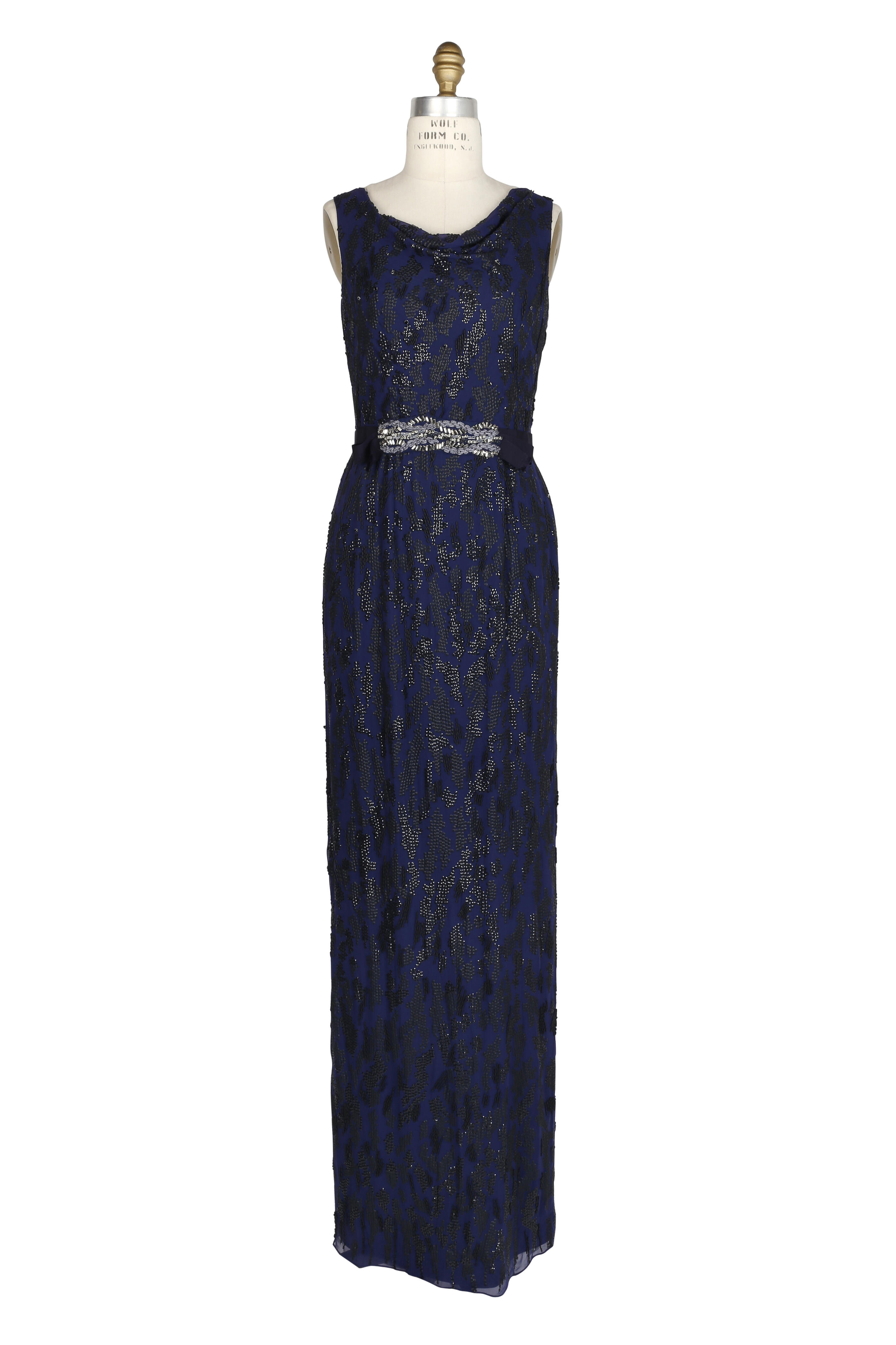 Jenny packham navy clearance dress