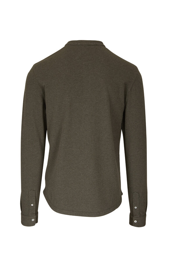 WAHTS - Army Green Long Sleeve Henley