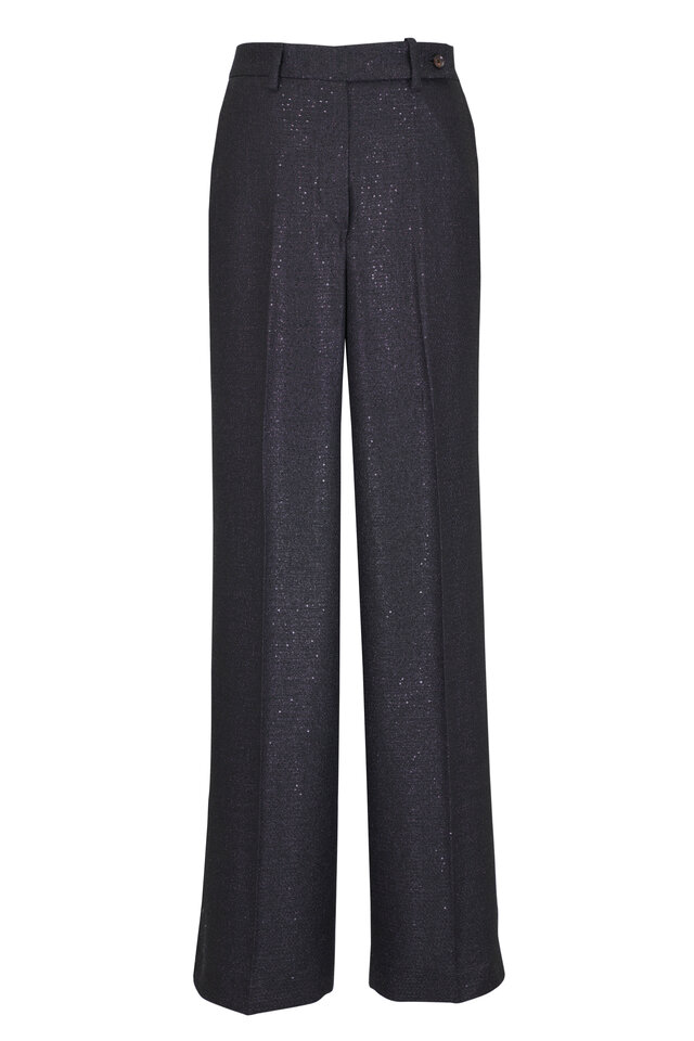 パンツ GIORGIO ARMANI Woman Pants Black GW000168TE10071 UC001 Giorgio Armani Black Cady Straight-Leg Pants | Neiman Marcus