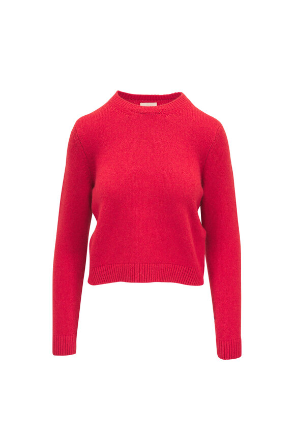 Khaite Leta Persimmon Cashmere Sweater