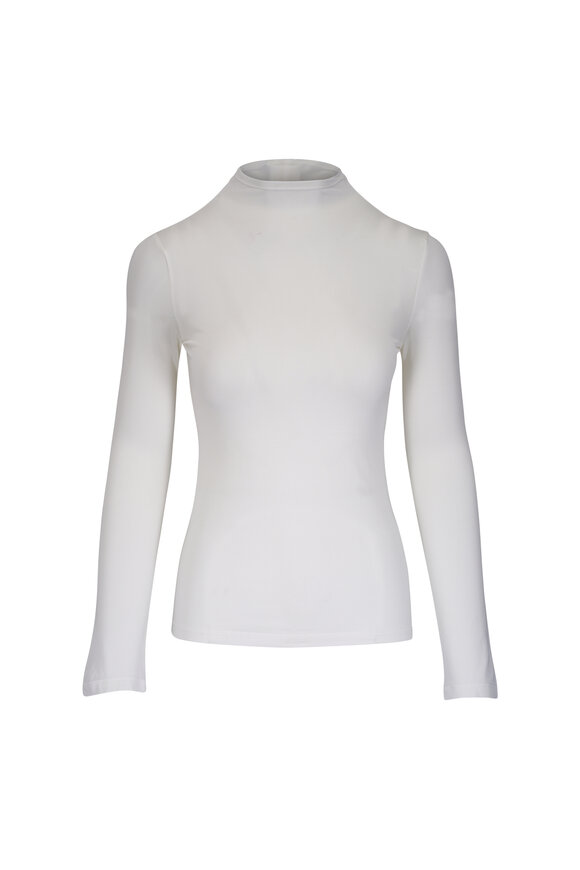 KZ_K Studio Libre Off White Raised Neck Second Skin Top - view 1