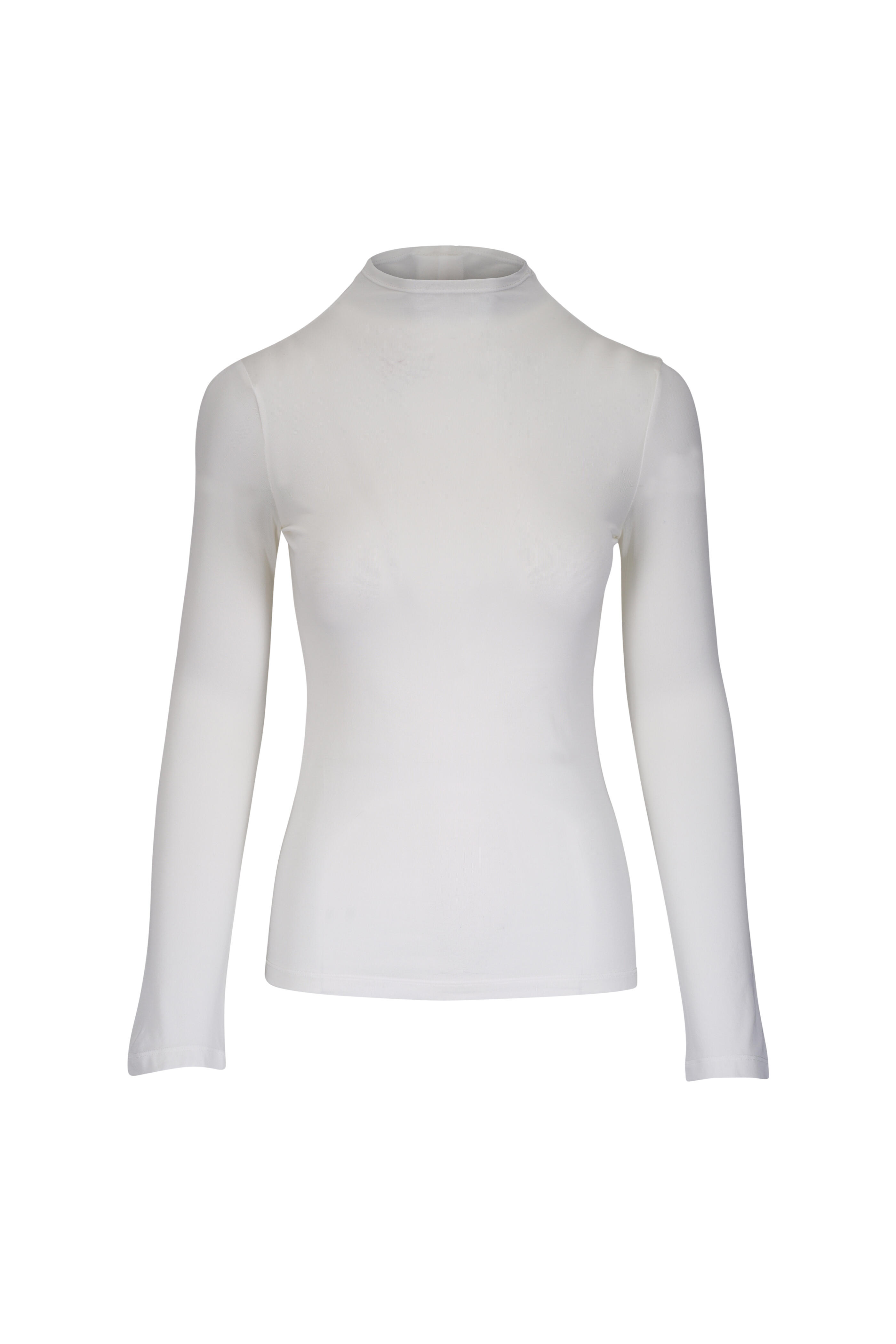 K♢041 stylist KZ_K Studio - Libre Off White Raised Neck Second Skin Top