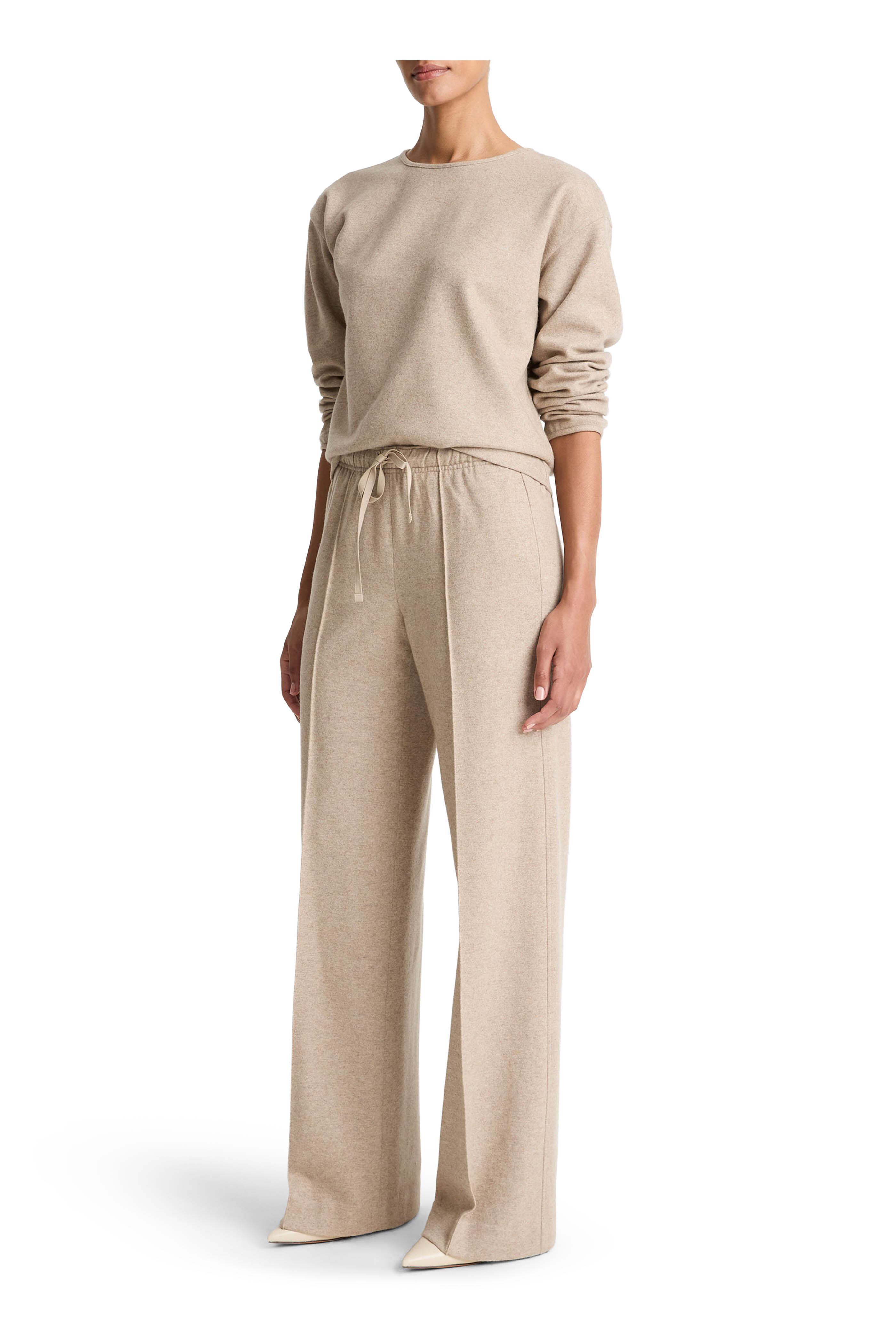 Vince - Heather Marzipan Tailored Wide Leg Pant