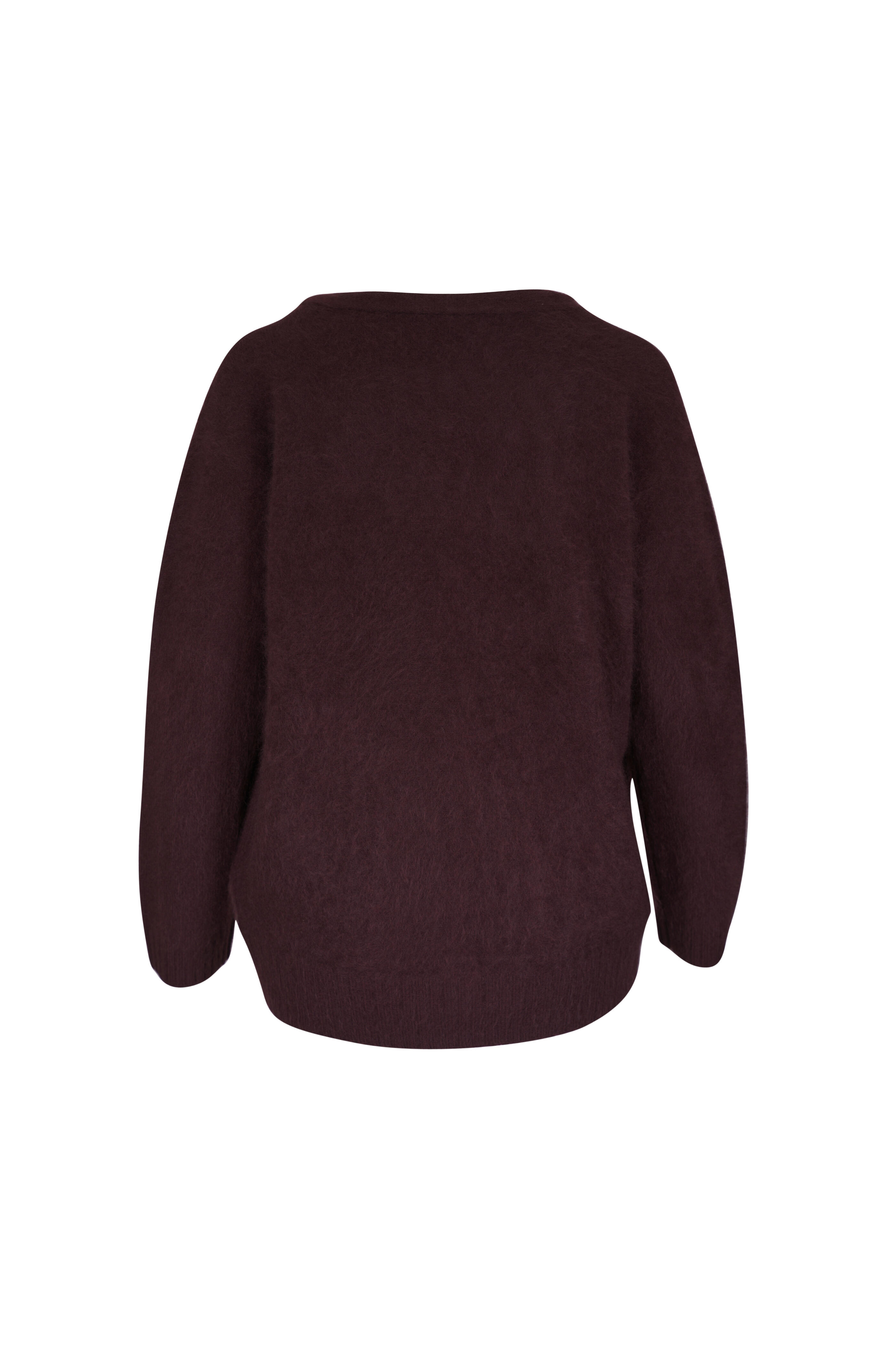 Dorothee Schumacher - Fluffy Statement Dark Chocolate Cardigan