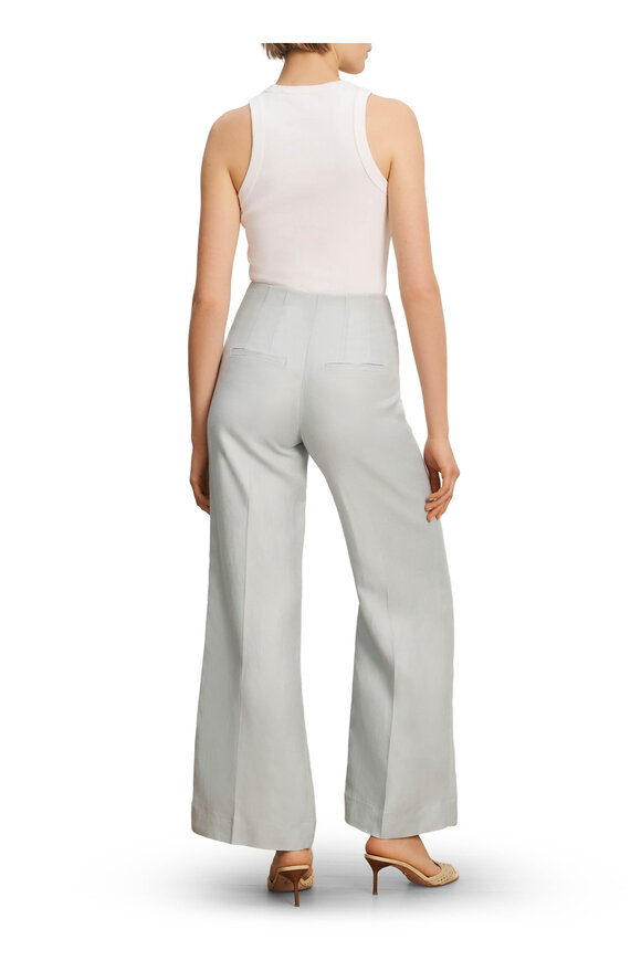 Veronica Beard Cassidee River Mist Wide-Leg Pant - view 3