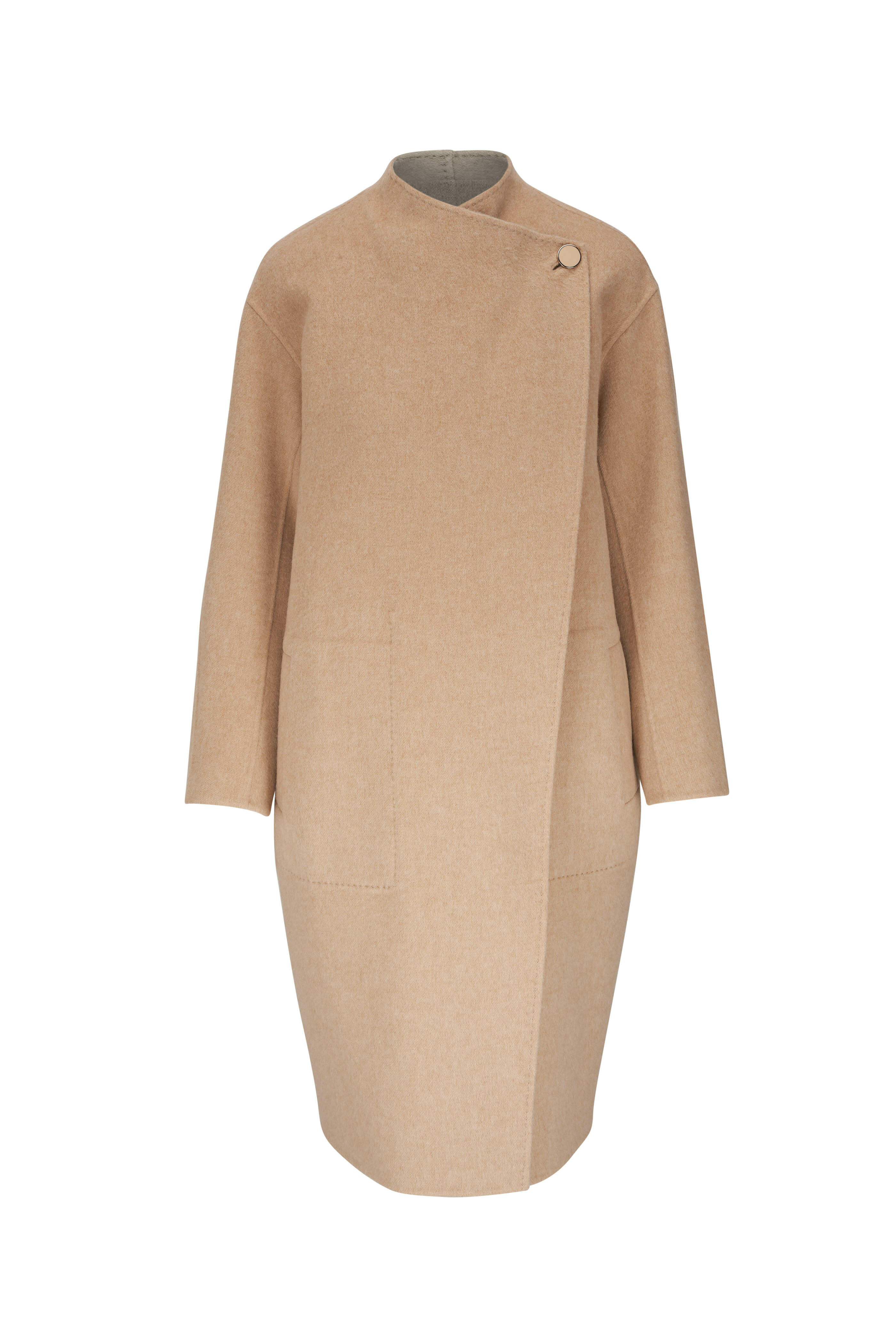 新品 abyts エーバイティエス WOOL RIVER COAT EAVES Osher Wool Coat in Ivory | REVOLVE