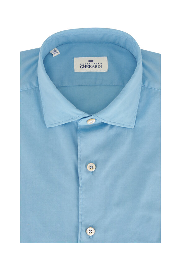 Alessandro Gherardi Blue Super Soft Dress Shirt