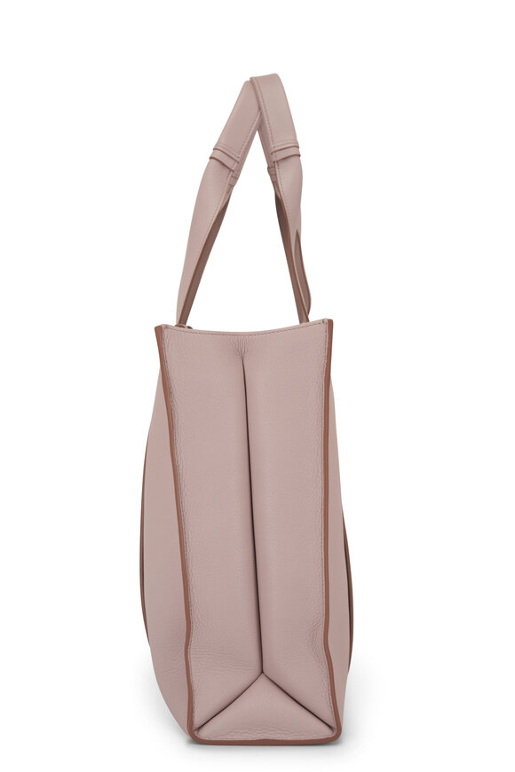 Chloé - Medium Woody Wild Gray Leather Tote 