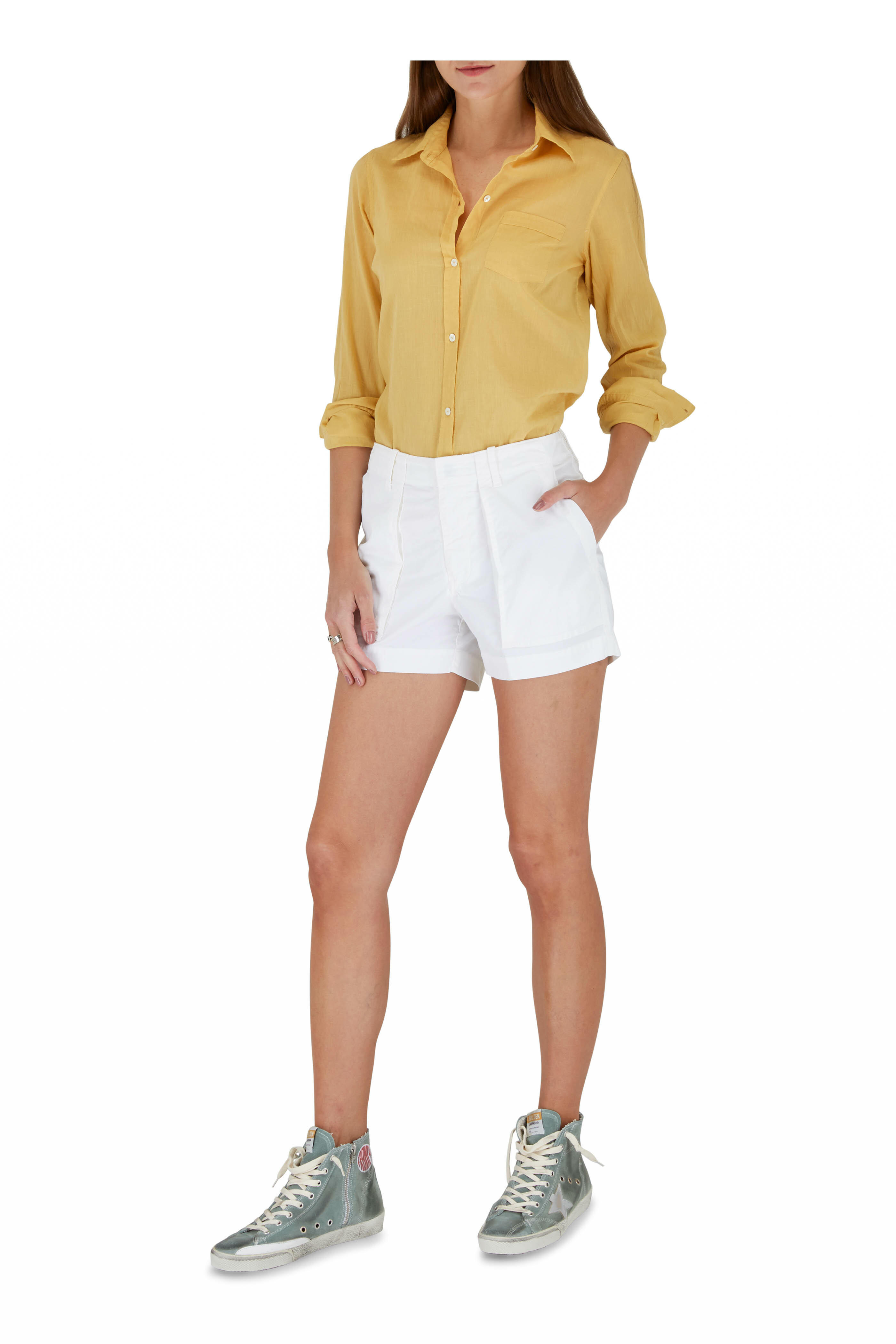 Golden Goose - Francy Olive Suede High-Top Sneaker