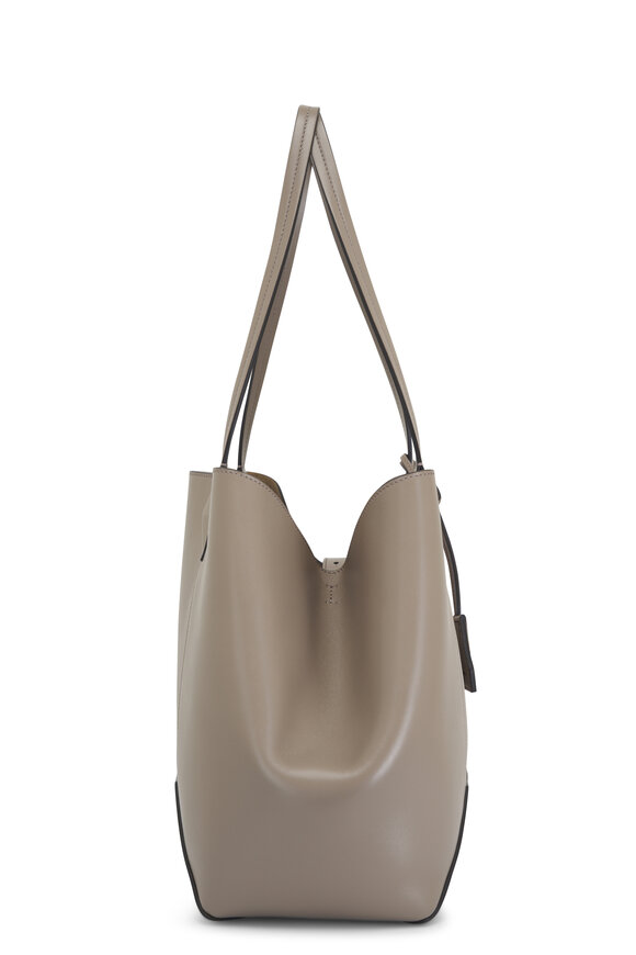 Jimmy Choo - Diamond Taupe Leather Tote Bag