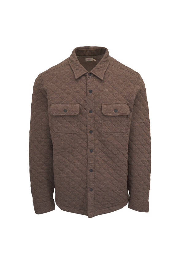 Faherty Brand Epic CPO Mountain Branch Heather Quilted Jacket