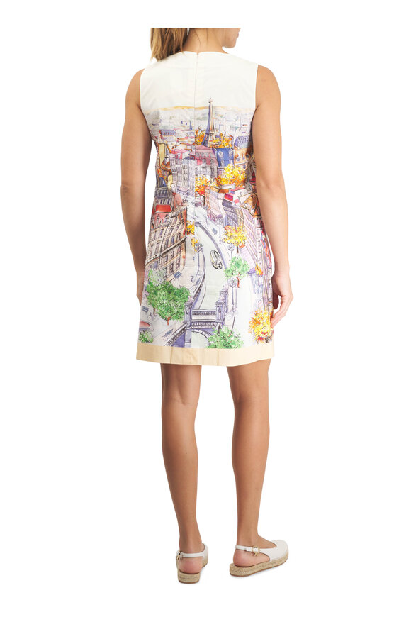 Rani Arabella Printed Paris Sleeveless Mini Dress - view 4