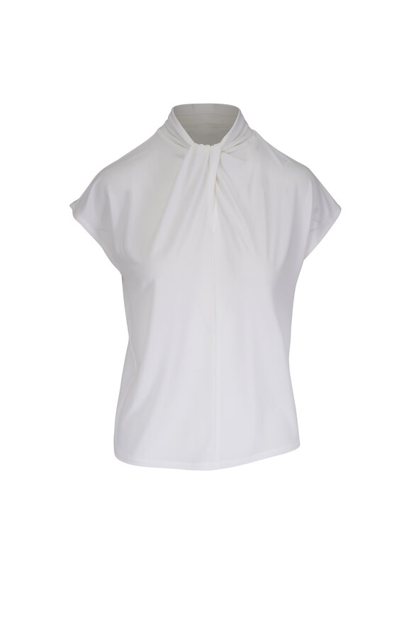 Vince Bone Twist Neck Top