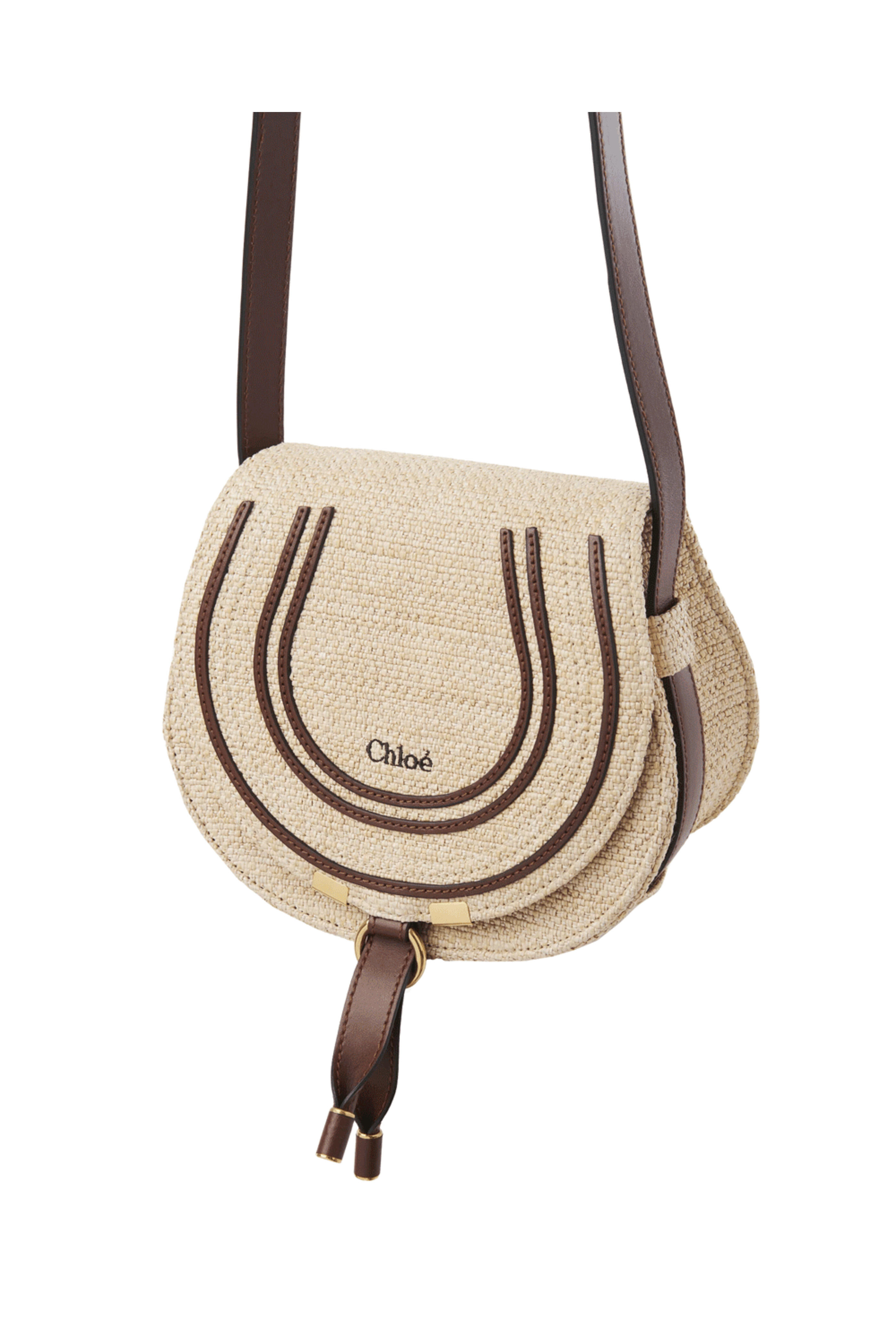 Chloé - Small Marcie Sandal Hot Sand Crossbody