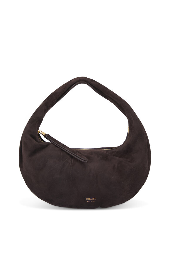 Khaite Mini Olivia Ebano Suede Hobo - view 1