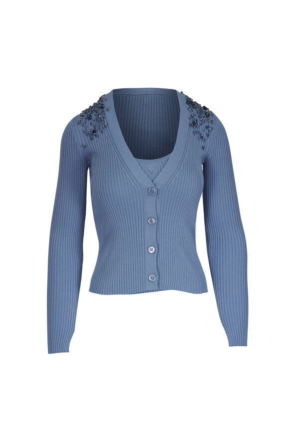 Dorothee Schumacher - Striking Coolness Black Embellished Top