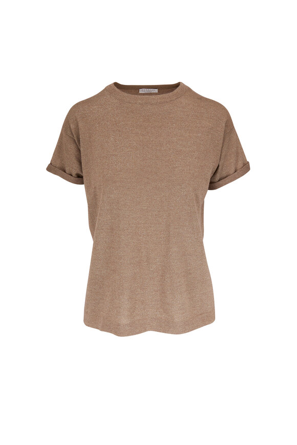 Brunello Cucinelli - Cashmere & Silk Lurex Tee