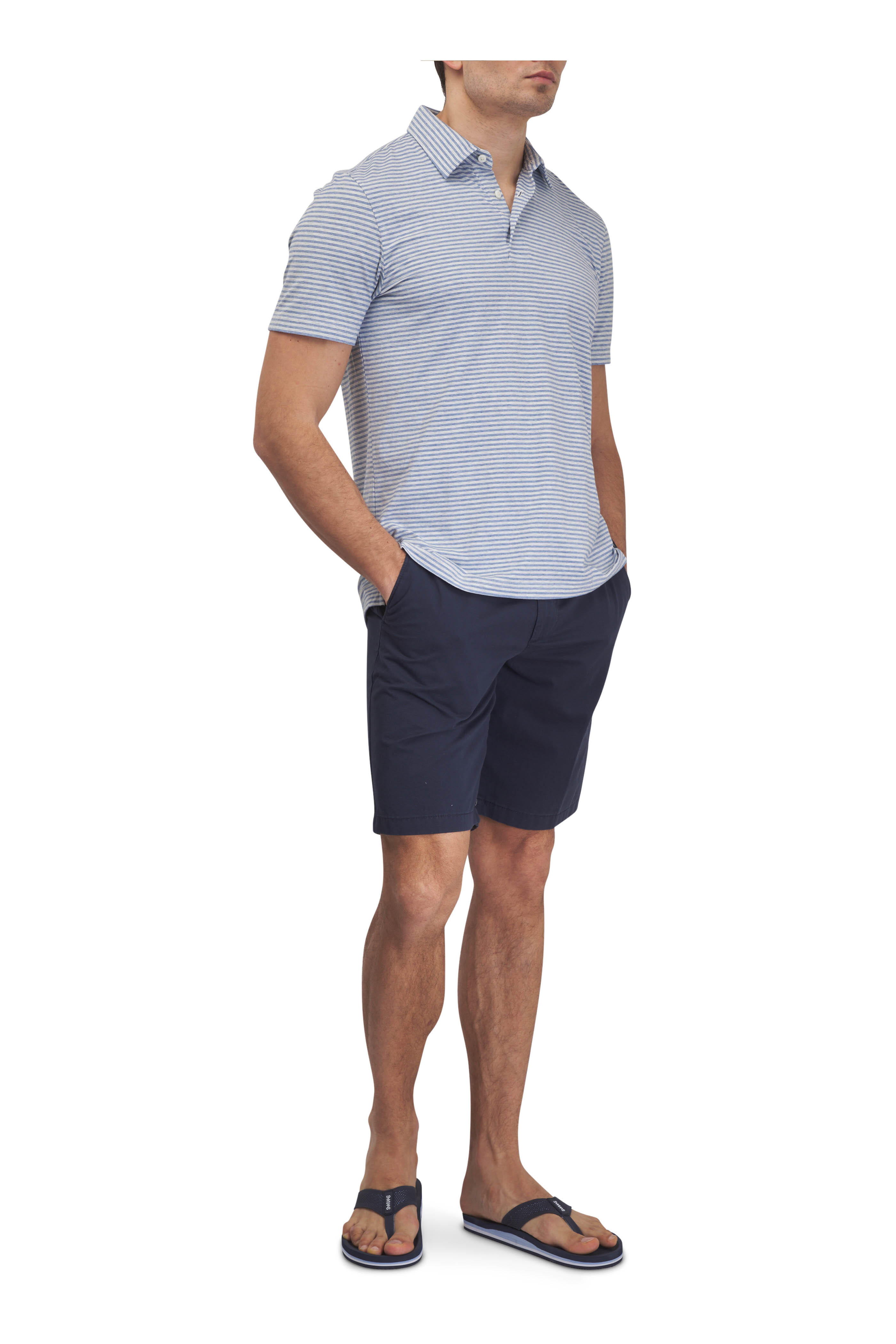 Gardeur - Navy Cotton Shorts